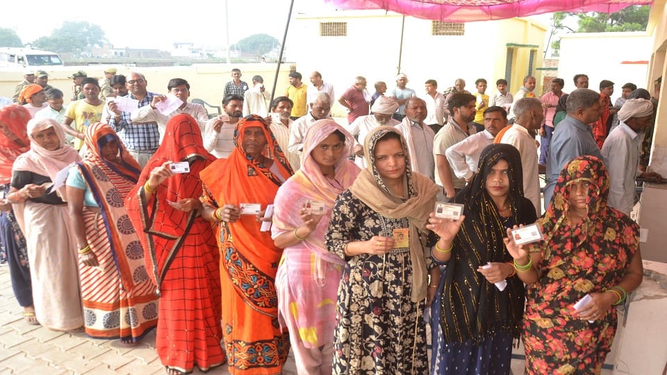 Voting for Hathras Lok Sabha in Chharra and Iglas