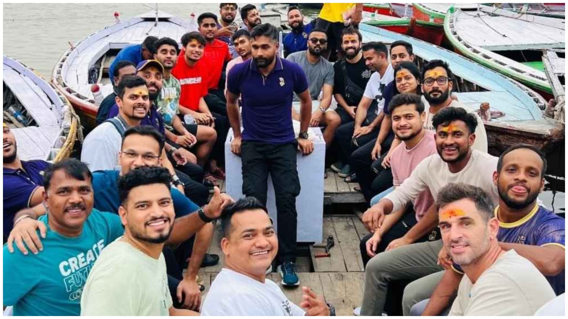 KKR players return home after their flight diverted multiple times in bad weather Varanasi Guwahati IPL 2024