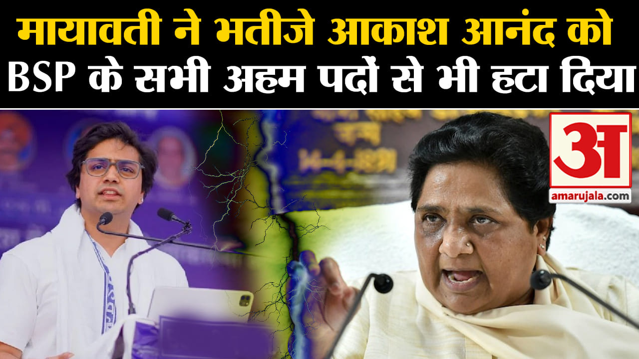 Lok Sabha Election 2024: मायावती ने भतीजे आकाश आनंद को BSP के सभी अहम पदों से भी हटा दिया
