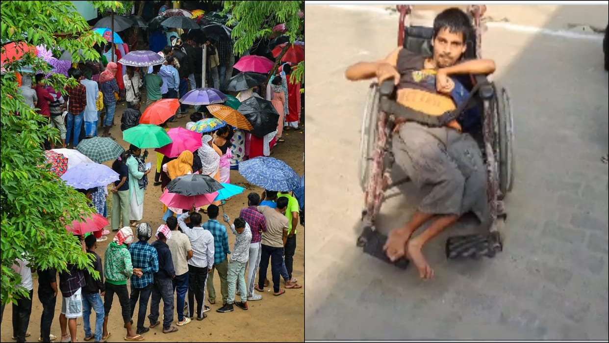 Lok Sabha Polls polling booths third phase election photos news in hindi