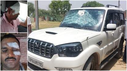 मैनपुरी में मतदान के दौरान बवाल