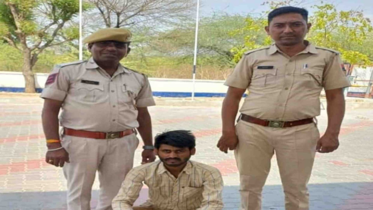 Sirohi News: An accused roaming with a sharp knife in Mandar arrested