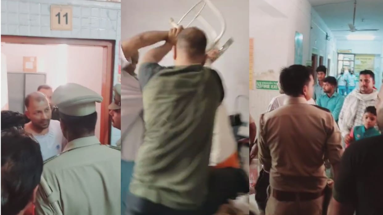 miscreants assaulted security personnel on refusal due to medicine demand without doctor prescription