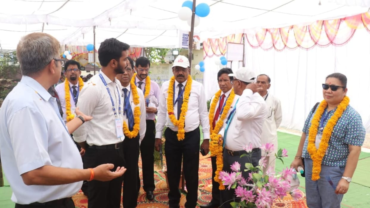 An 11-member team from Sri Lanka and Philippines reached Sehore