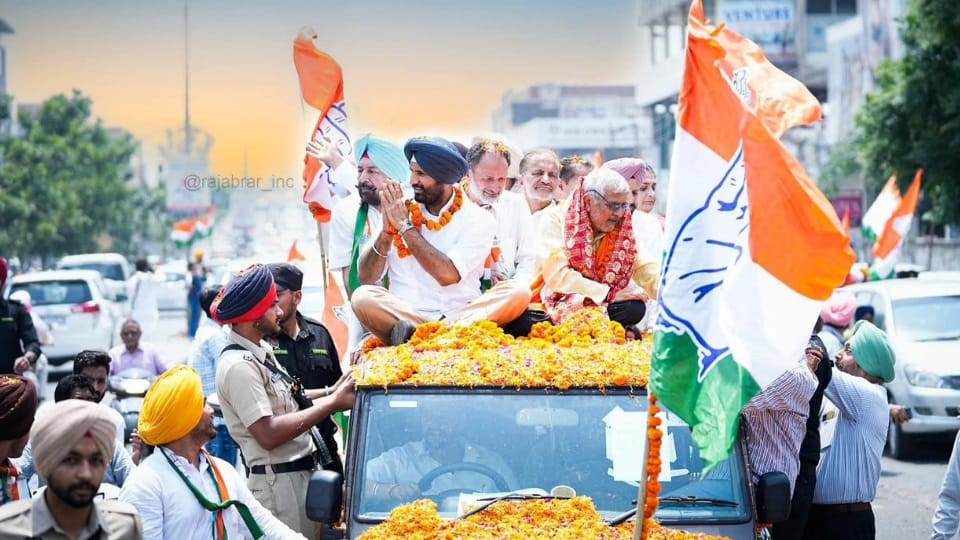 Second Day for Nominations In Punjab Loksabha Election, dharmveer gandhi sukhpal khaira nomination