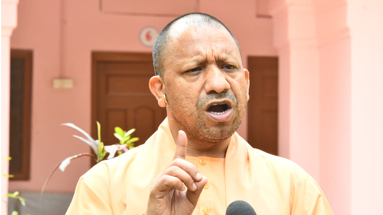 CM Yogi made allegations against Indi alliance during the press conference at Gorakhnath temple in Gorakhpur