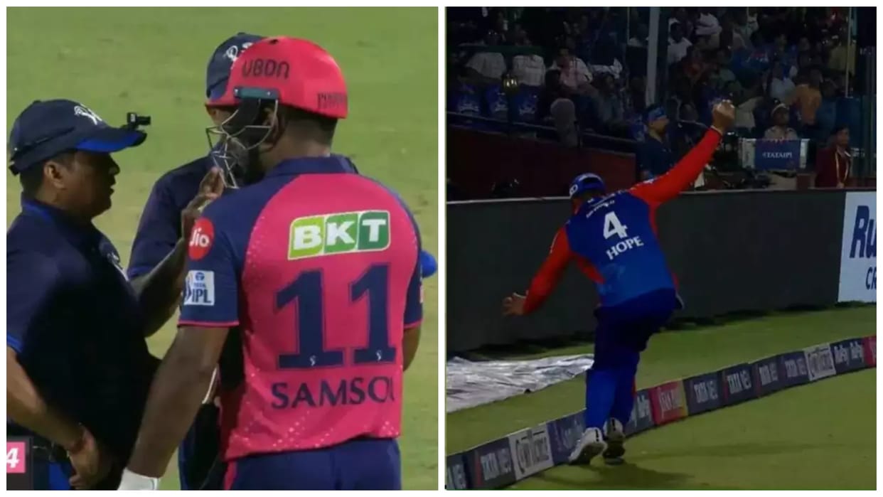 IPL 2024 DC vs RR Controversy Over Sanju Samson Wicket Out or Not Out, Rajasthan Captain Clashed With Umpire