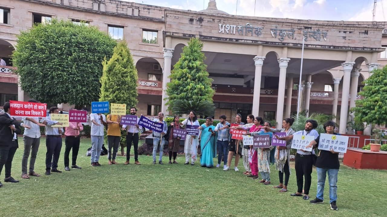 pink voter center loksabha election 2024 indore