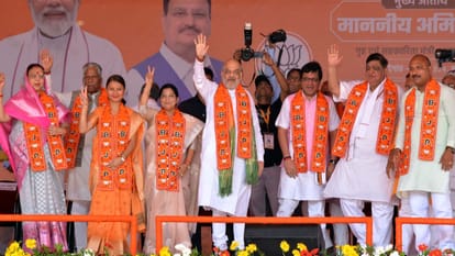 अमित शाह बोले: 'दो शहजादे सत्ता में आ गए तो राम मंदिर में लगवा देंगे बाबरी ताला', कहा- राहुल की सही जगह इटली lok sabha election, Union Home and Cooperation Minister Amit Shah reached Hardoi