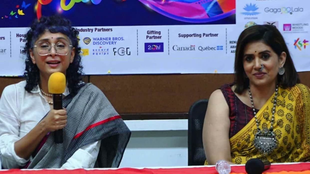 KIRAN RAO SONALI KULKARNI AT PC OF 15TH KASHISH PRIDE FILM FESTIVAL talk on lgbtq community
