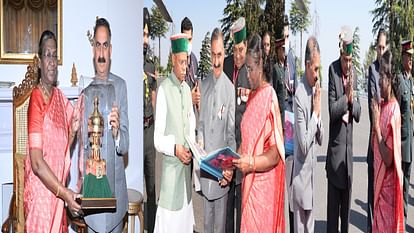 Shimla: पांच दिवसीय शिमला दाैरे के बाद नई दिल्ली लाैटीं राष्ट्रपति द्रौपदी मुर्मू President Draupadi Murmu returns to New Delhi after fiveday Shimla visit