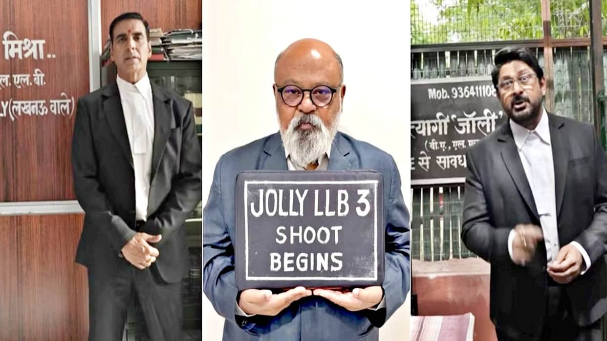 Jolly LLB 3 Advocates of Akshay Kumar Arshad Warsi and Subhash Kapoor appeared in court