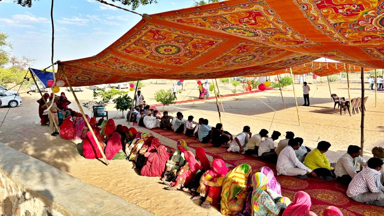 Rajasthan Lok Sabha Election More than 85 percent voting at Dudhwa Khurd booth in Barmer