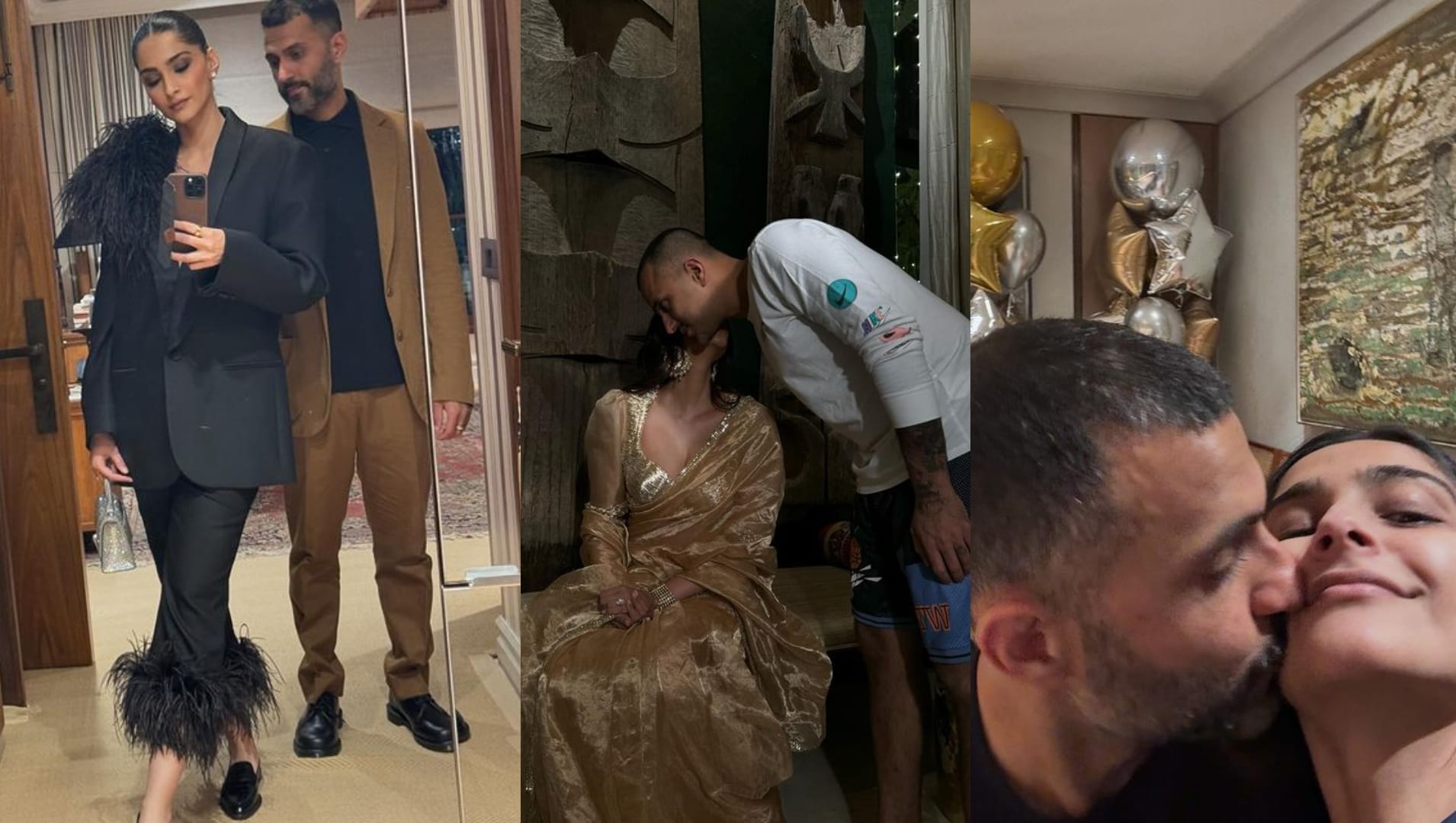 Sonam Kapoor and Anand Ahuja wedding anniversary post for each other also features their son Vayu