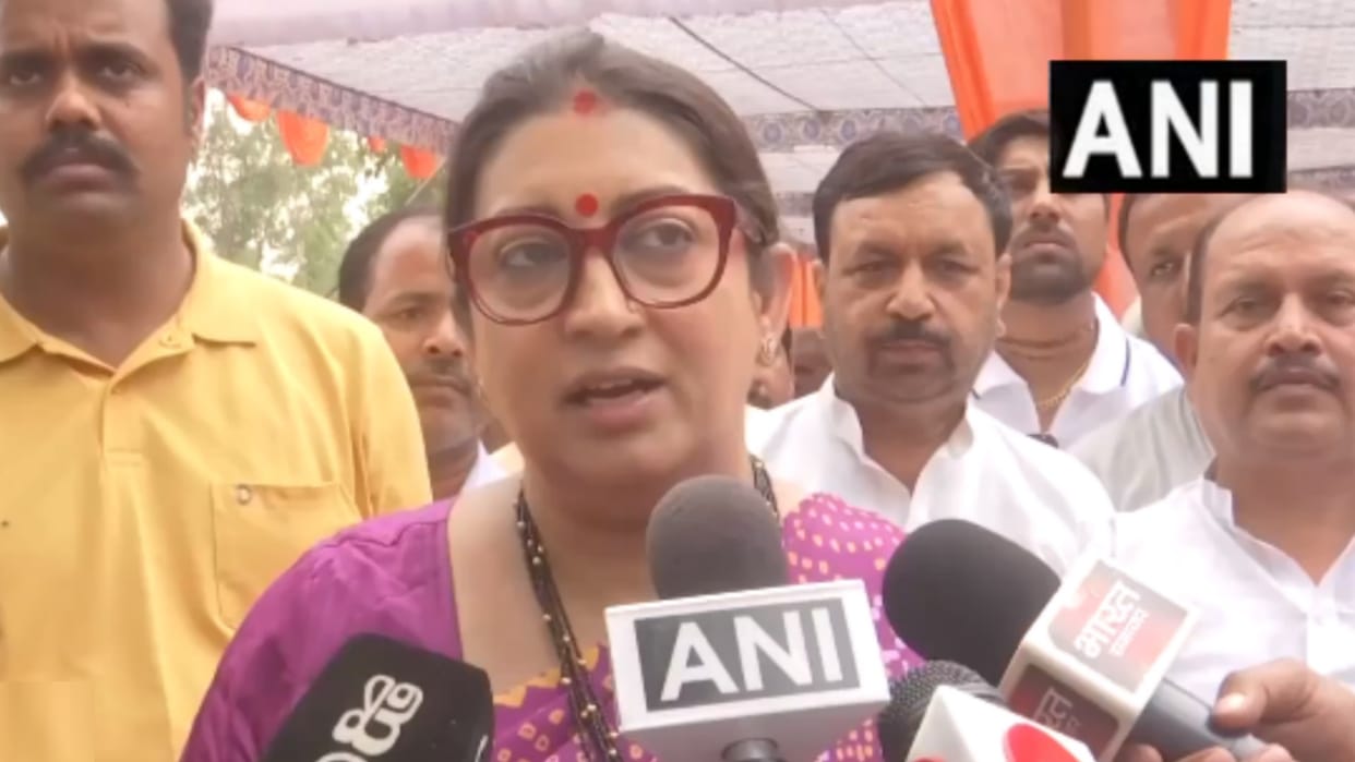 Loksabha election 2024: Smriti Irani attacks on Rahul Gandhi on Sam Pitroda statement.