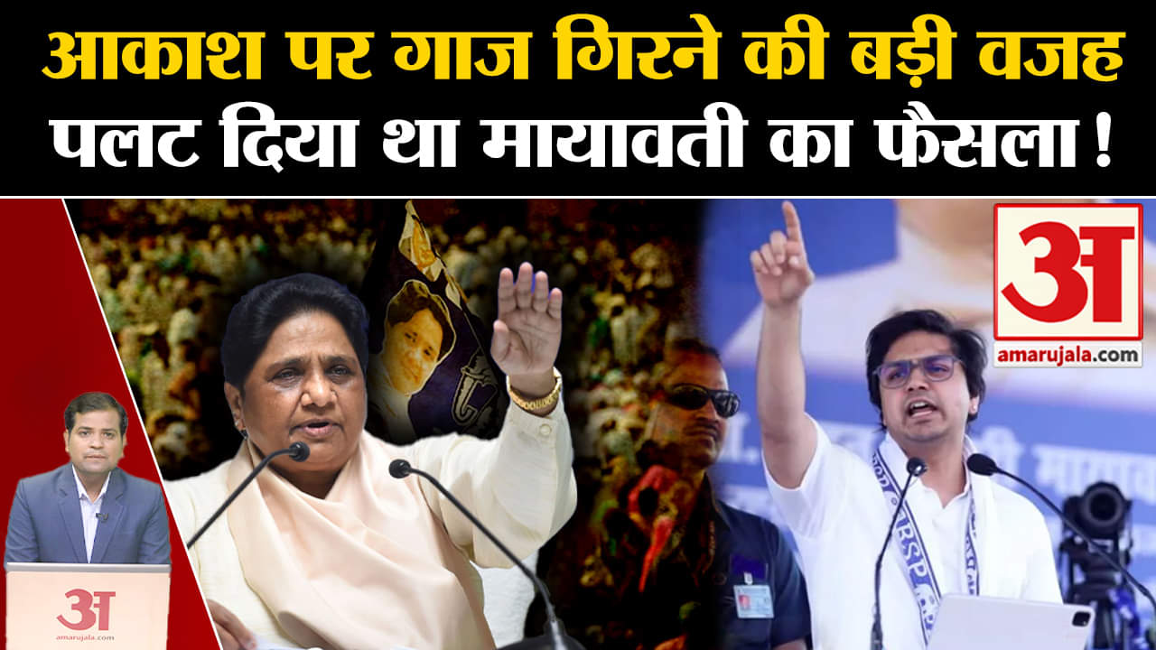 मायावती ने आकाश को सभी पदों से हटाया