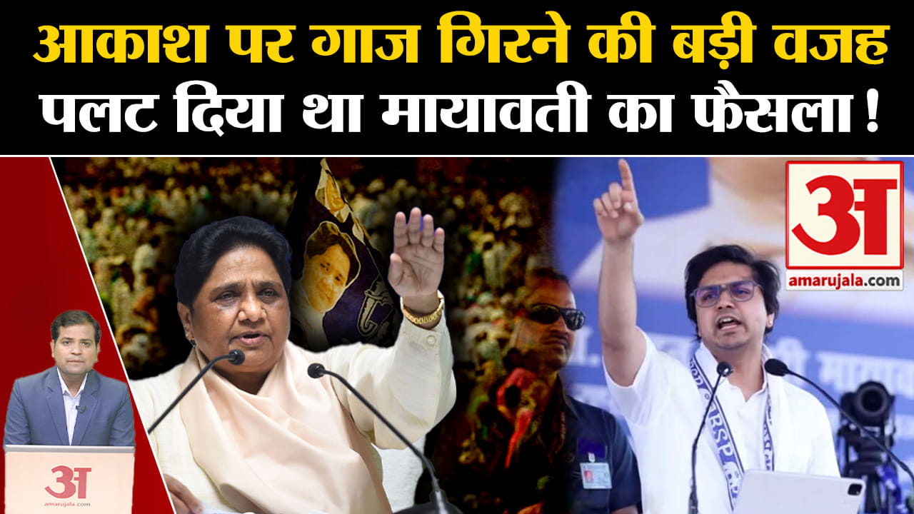 मायावती ने आकाश को सभी पदों से हटाया