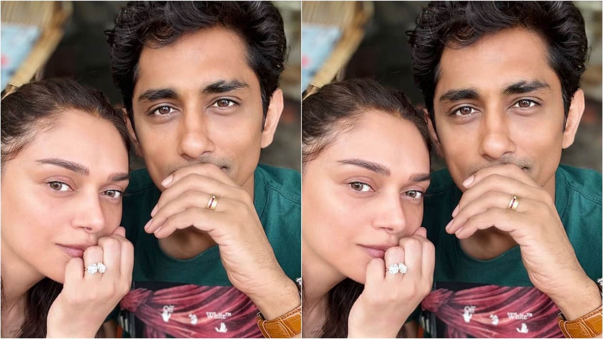 Aditi Rao Hydari Reaction on engagement with Siddharth says Its absolutely fantastic I feel very lucky