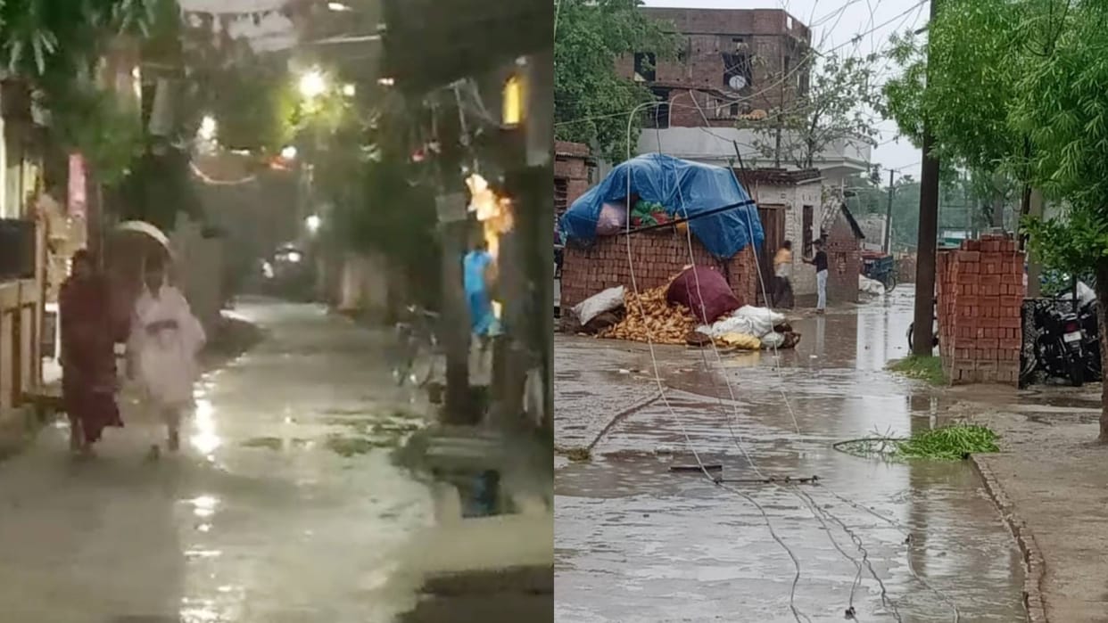 Rain in Bihar Heavy rain in Darbhanga and Muzaffarpur