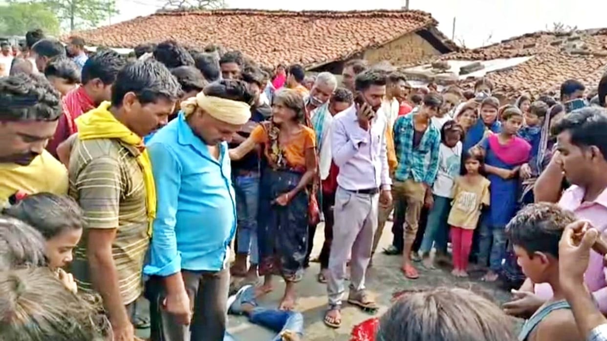Bihar Road Accident Truck crushes two people going for training in Jamui brother dies sister injured