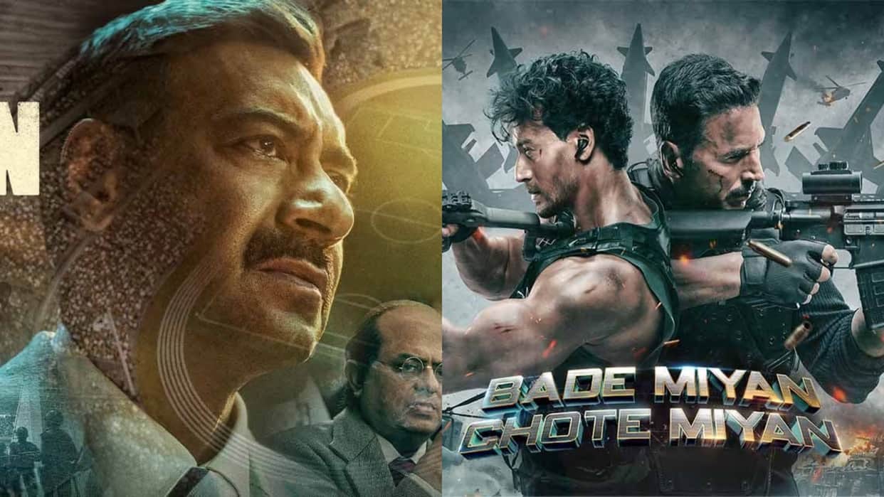 Box Office Collection Know Akshay Kumar Tiger Shroff Bade Miyan Chote Miyan Ajay Devgn Maidaan Total Earnings