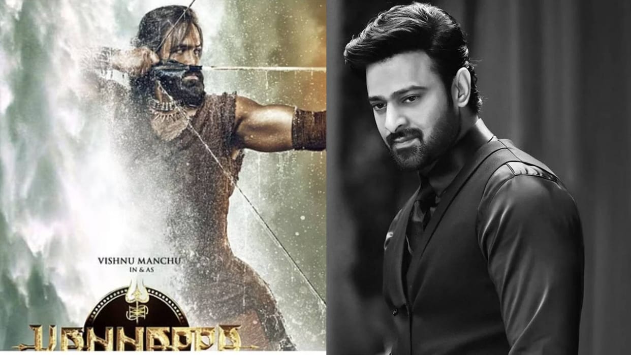 kalki 2898 ad actor prabhas starts kannappa shooting Vishnu Manchu shares his first look poster akshay kumar