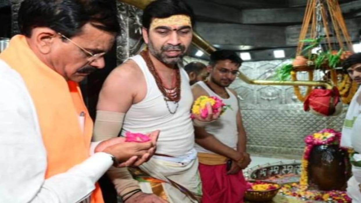 Ujjain: BJP State President VD Sharma came to see Baba Mahakal, said this about Sam Pitroda