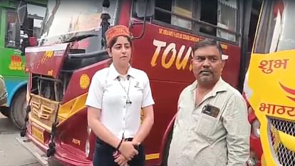 Hamirpur's Nancy ran a private bus full of passengers on the road