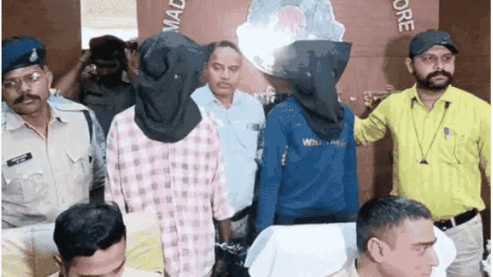 indore news crime double murder case