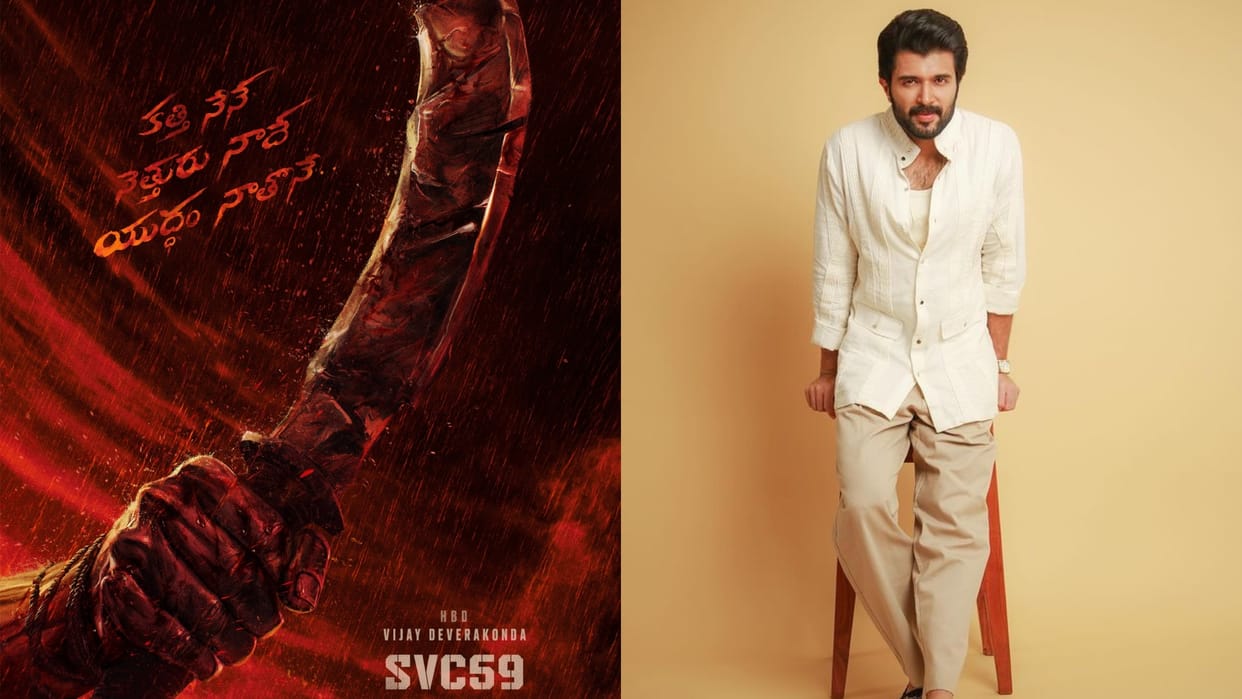 Vijay Deverakonda new film svc 59 is Announced on his birthday makers released First look poster of the movie