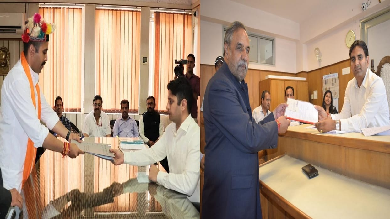 lok sabha election: Vikramaditya Singh and Anand Sharma nomination latest news