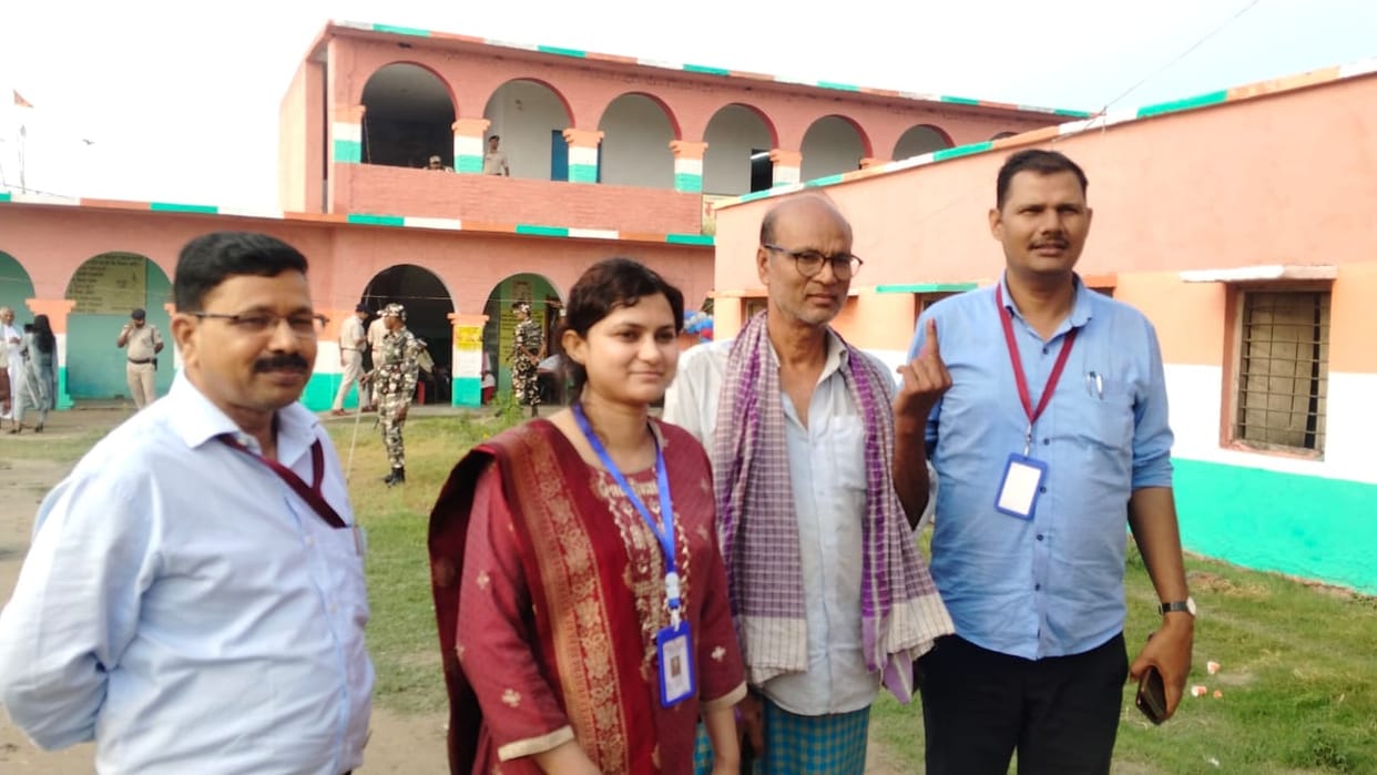 Lok Sabha Election: Re-polling taking place today in Khagaria, people agreed after the officers explained