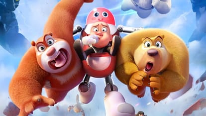 Boonie Bears Guardian Code Review in Hindi by Pankaj Shukla Chinese kids film in English and hindi