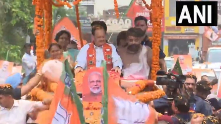 Bjp President Jp Nadda Road Show In Panchkula All Update News In Hindi – Amar Ujala Hindi News Live
