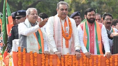 BJP Candidate Sanjay tandon nomination today road show of bjp in chandigarh all update