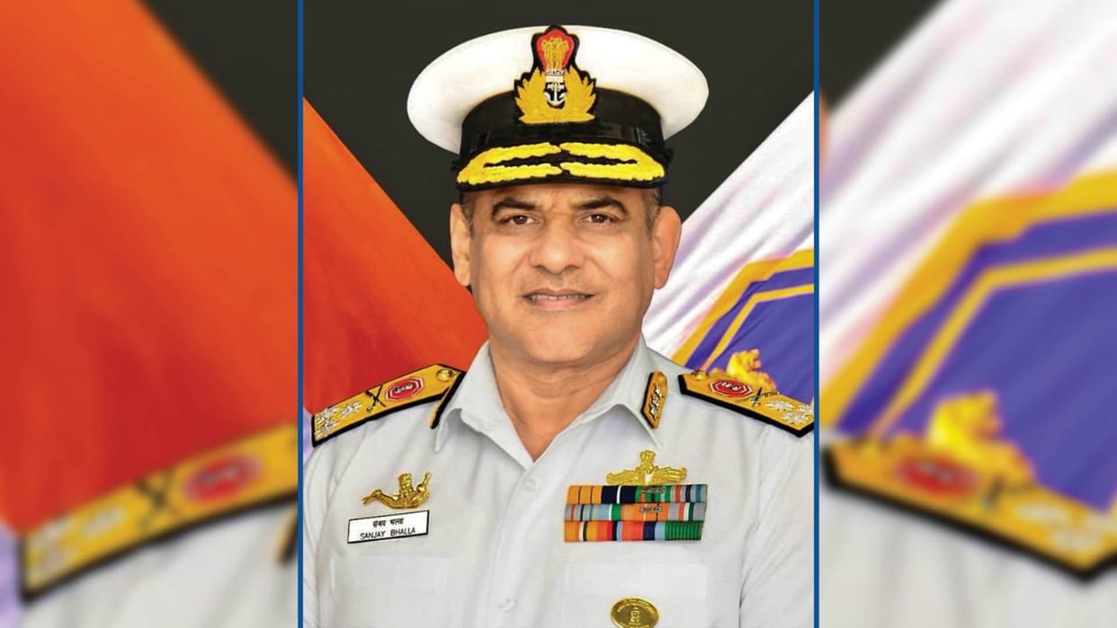 Indian Navy: Vice Admiral Sanjay Bhalla becomes Chief of Personnel of the Indian Navy, serving country 35 year