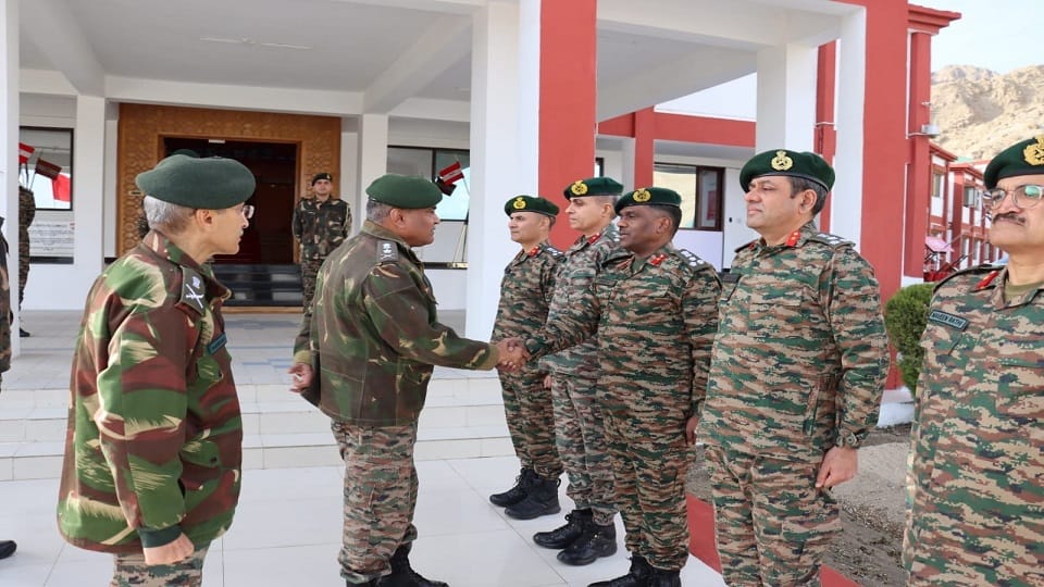 Delhi: Army Chief General Pandey took stock of security in Eastern Ladakh.