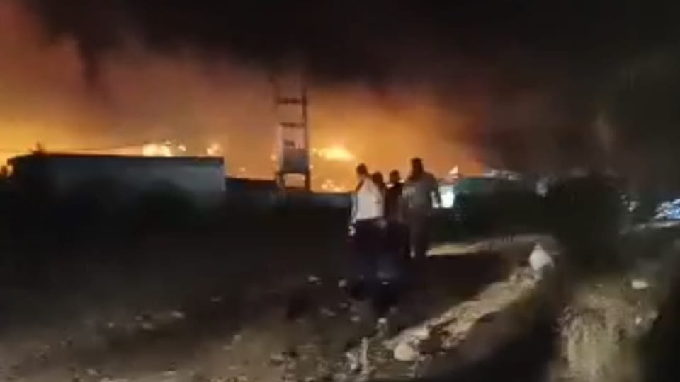 Fire broke out in Amritsar Bhagatanwala garbage dump