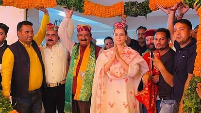 Kangana Ranaut took a jibe at Sukhwinder Singh Sukhu and Congress candidate Vikramaditya Singh