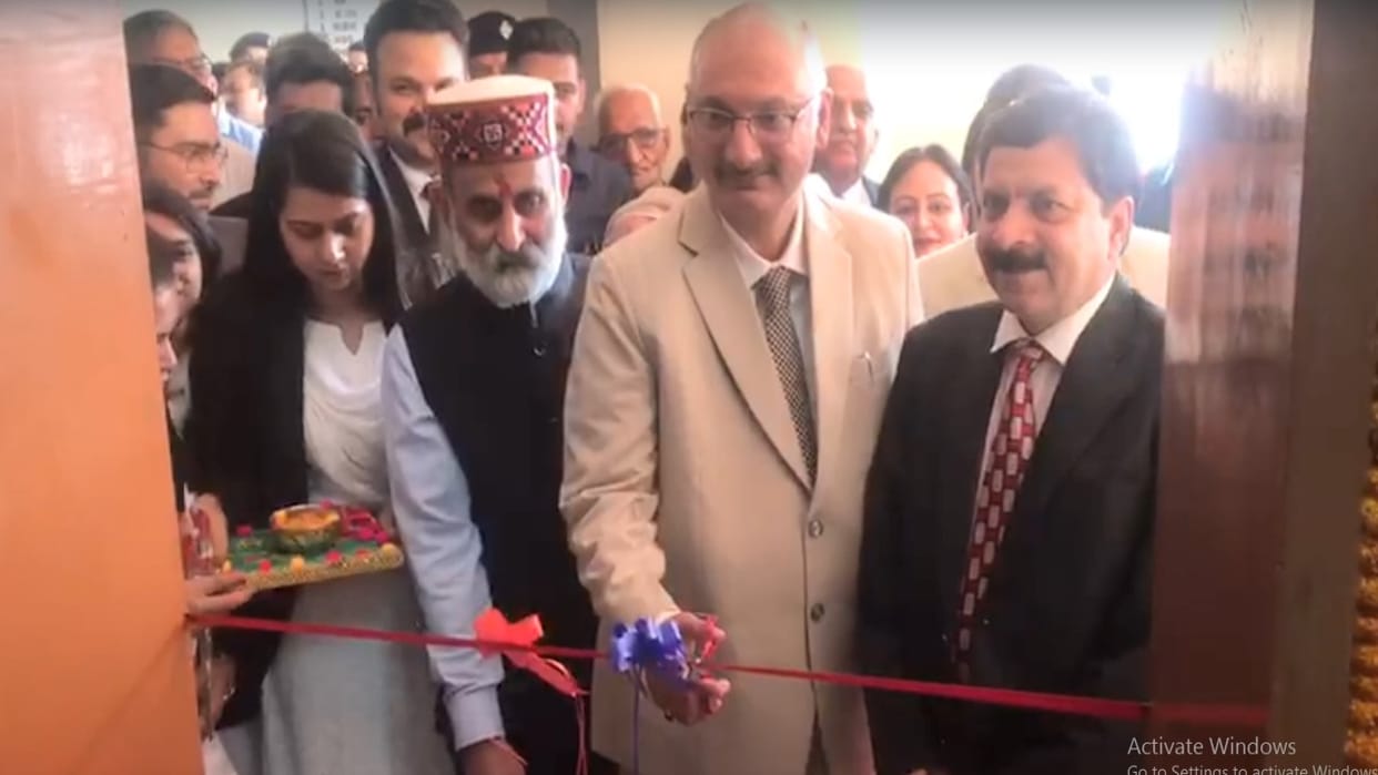 Chief Justice MS Ramachandra Rao inaugurated the Civil Judge Court in Bhoranj on Saturday.