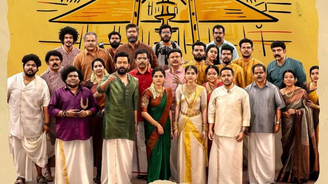 Countdown begins for Prithviraj Sukumaran new film Guruvayoor Ambala Nadayil will be released on May 16
