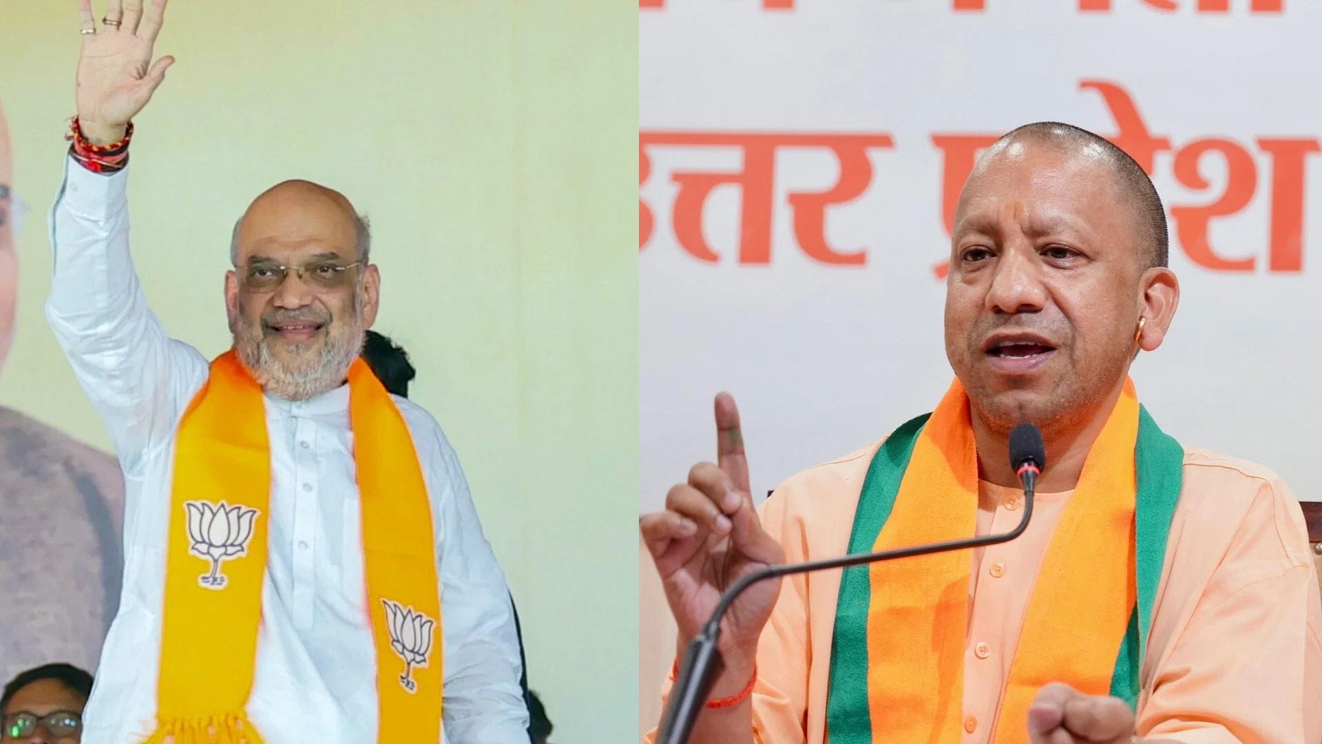 Amit Shah and CM Yogi in Varanasi to inspect preparations for PM Modi road show