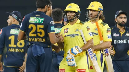 a fan breached security to meet ms dhoni between GT vs CSK match in ipl 2024 video goes viral