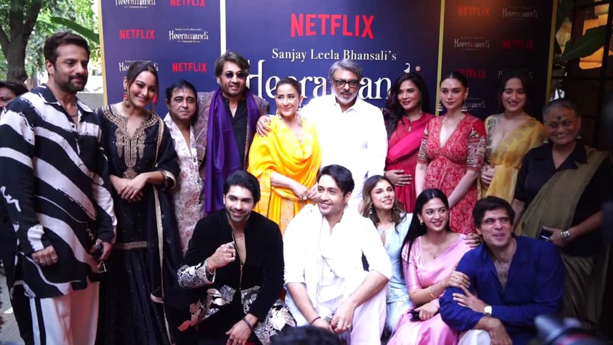 Heeramandi Success Bash Sanjay Leela Bhansali Manisha Koirala Aditi Rao Hydri Indersh Malik Shekhar suman