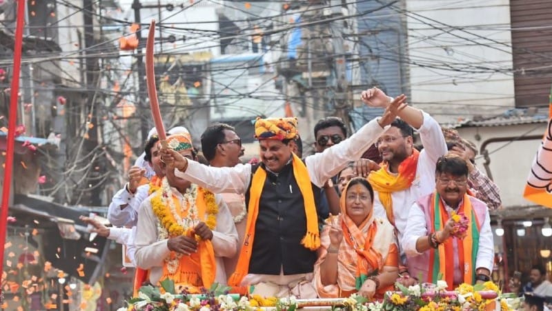 cm mohan yadav road show indore news