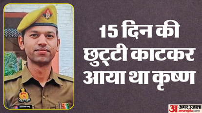 kanpur news loader hit a bike In Kanpur Constable dies in road accident