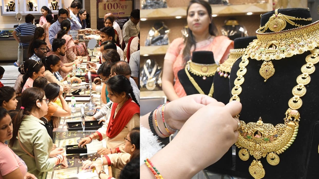 25 crore rupees sale of gold in Lucknow.