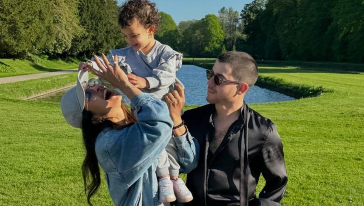 Head of State actress Priyanka Chopra shared pic with daughter Malti and Power Ballad actor hubby Nick Jonas