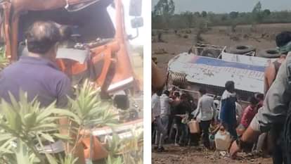 सागर में सड़क हादसा