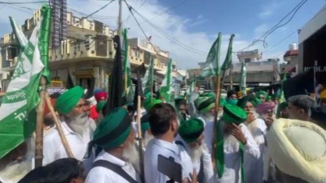 Punjab: Farmers surrounded BJP candidate and minister